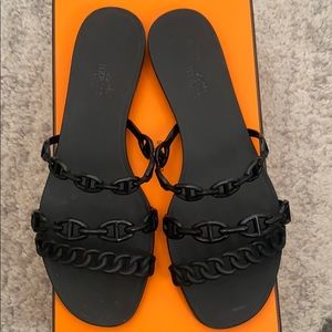 hermes jelly sandals price